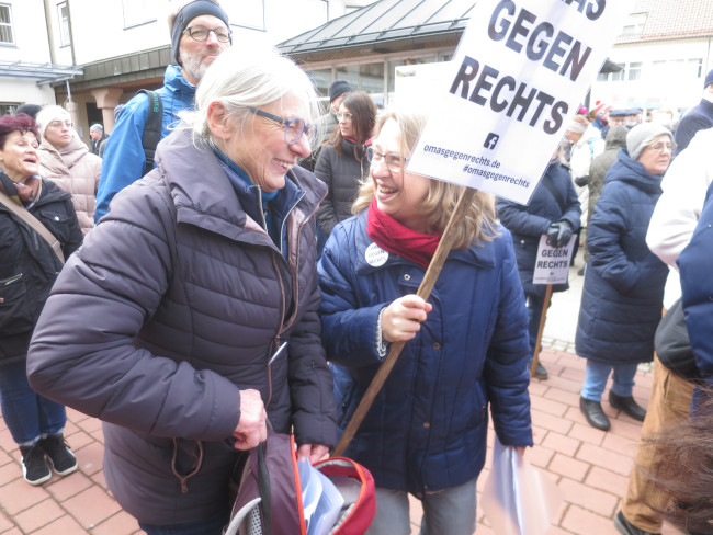 Die Initiatorinnen der Omas in Freudenstadt