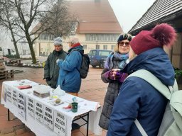 Infostand auf dem Oberen Marktplatz Freudenstadt am 20.2.2026