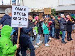 Mahnwache in Freudenstadt beim AfD Bürgerdialog